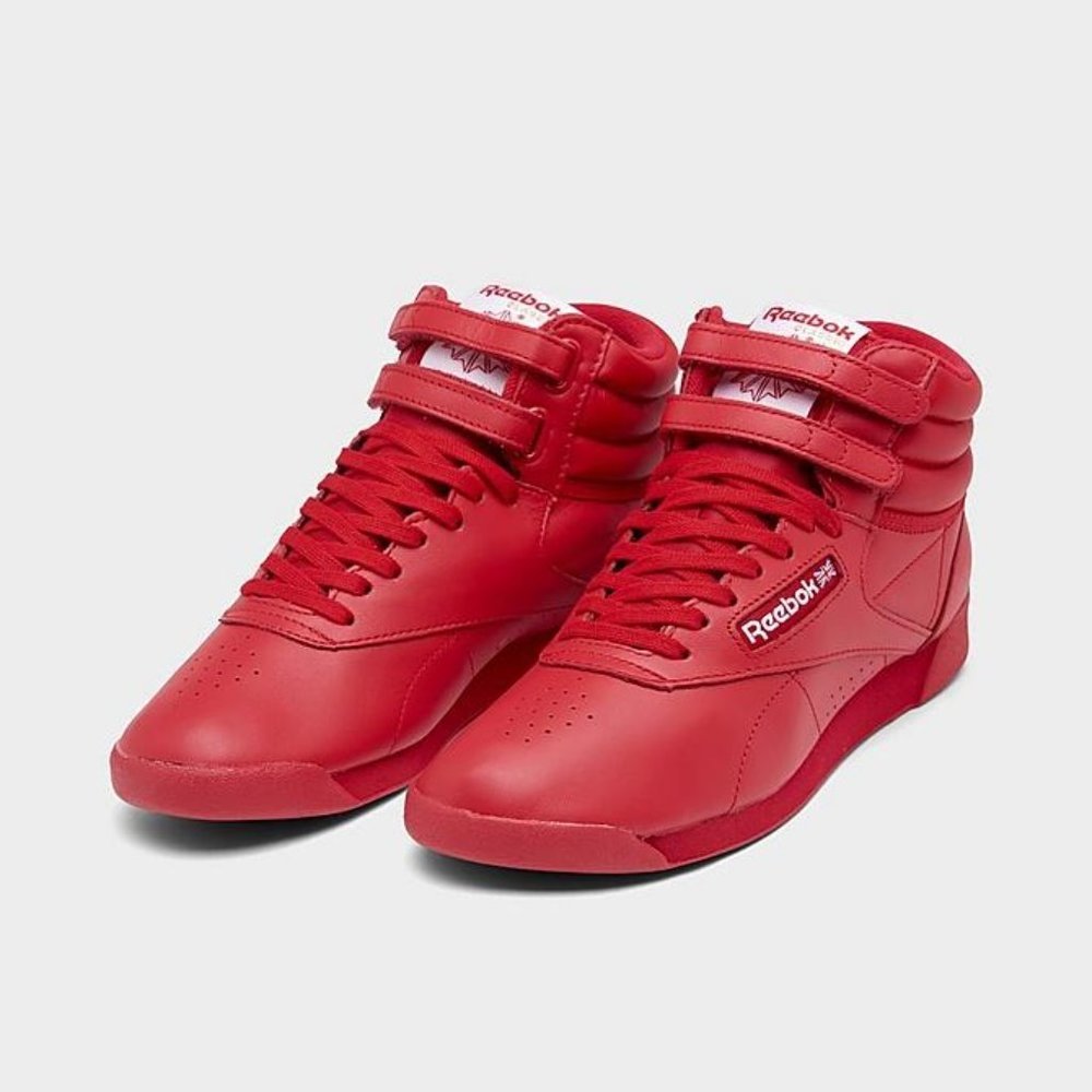 Reebok Red Women's Wedge Sneaker - Picture 3 of 11